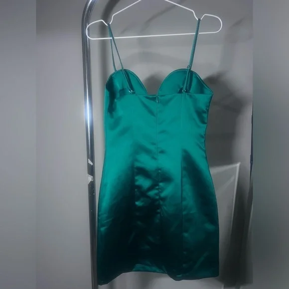 Mango Emerald green dress size XS - Picture 7 of 10